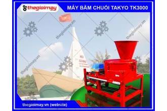 Phân phối máy băm thái chuối đa năng Takyo TK3000 cho lợn tại Cà Mau